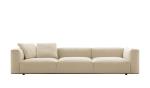 NEXTOP Hotel Room Fabric Leather 3 People Sofa Customised Luxury Hotel Furniture