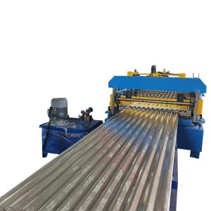 China Second Hand Roof Sheet Roll Forming Machine For Concrete Tile Making factory