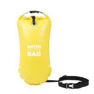 China 8.5L Open Water Swimming Tow Float Collapsible Waterproof Storage Bag factory
