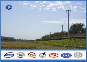 China Low Voltage Single Circult Electric Steel Power Pole with Hot Dip Galvanization factory