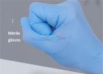Blue Disposable Medical Gloves , Prevent Infected Medline Surgical Gloves