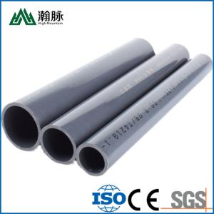 China Water Sewage PVC U Drainage Pipe Non Potable White 100 Meters factory