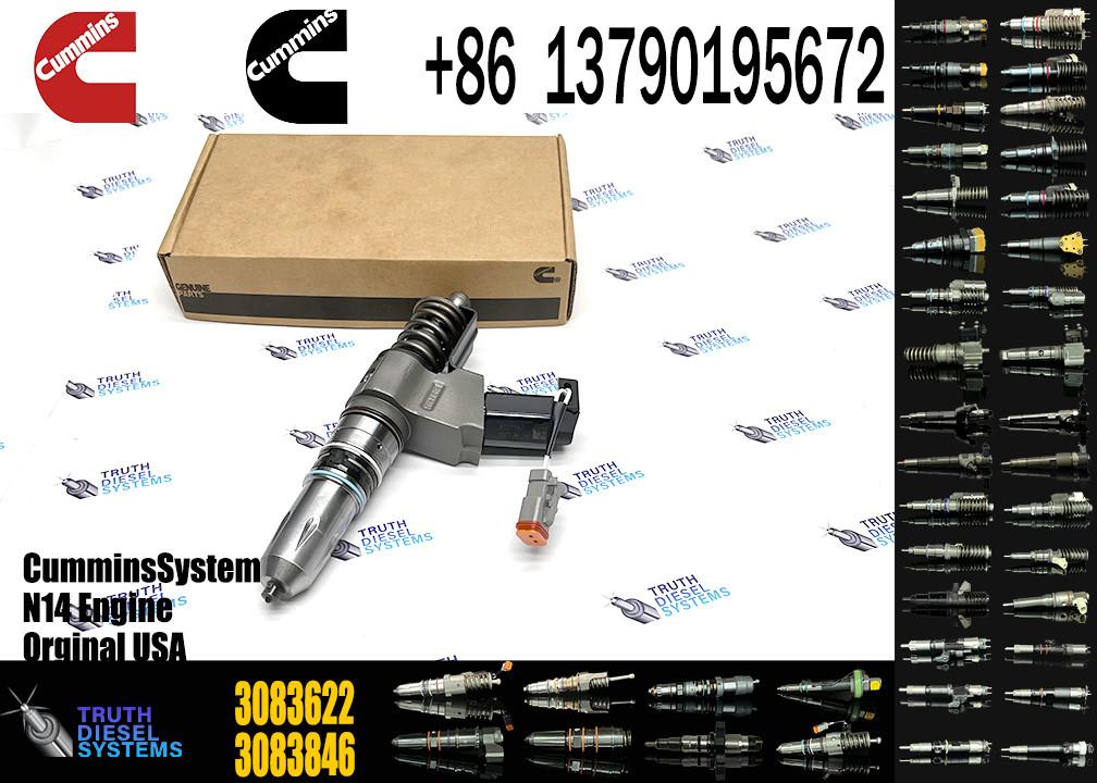 Diesel Fuel Injector 3081315 3073995F 3083846T 3083848F 3411766F 3080931F 3087558F 3083622 for Cummins QSN14 N14