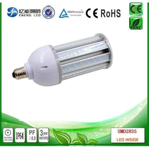 China IP64 120LM/W E27E40 30W led street light led corn light E40 led high bay light  smd2835 cri>75 3 years warranty CE ROHS factory