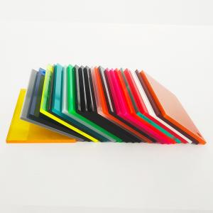 China Customizable Cast Plexiglass Sheet 3x1220x2440mm with 94% Light Transmission factory