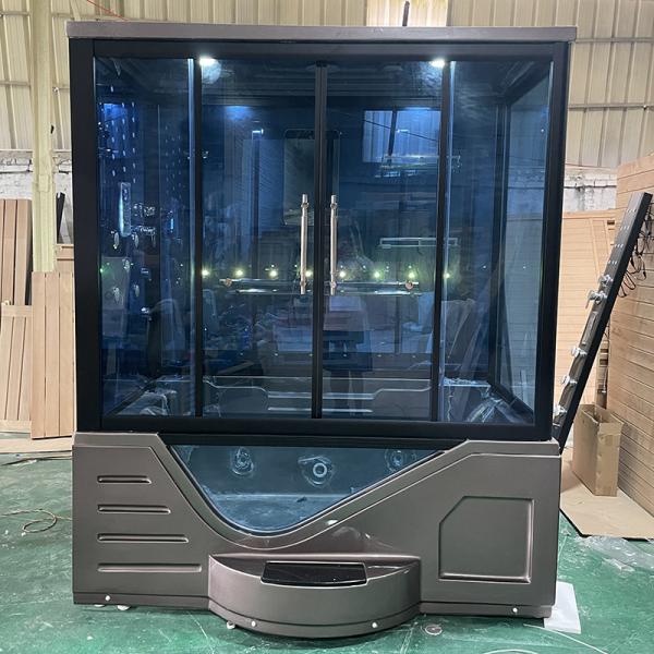 Tempered Glass Steam Shower Bathroom Luxury Surfing Whirlpool Massage With