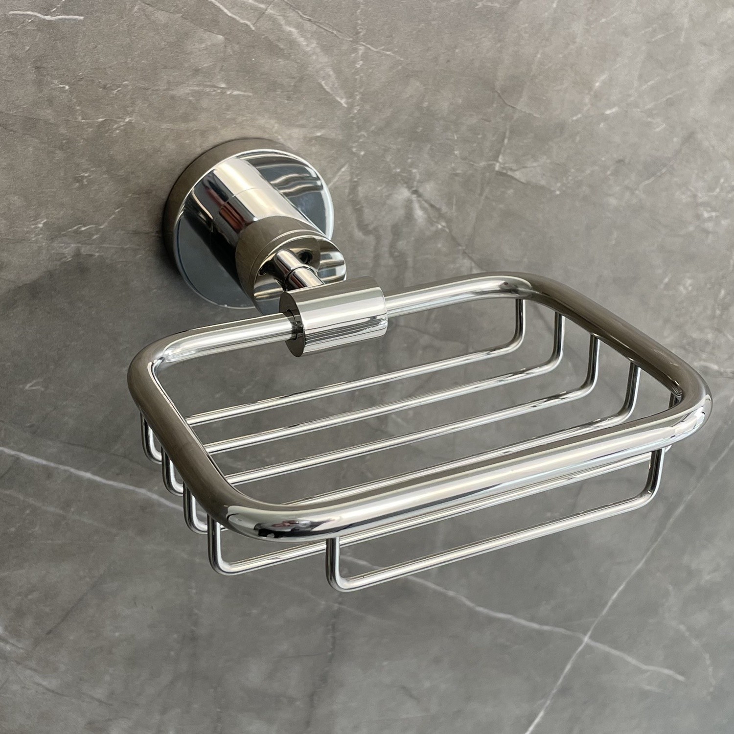 Dry And Clean Wall Mounted Soap Dish Holders Polished Gold Drain Design