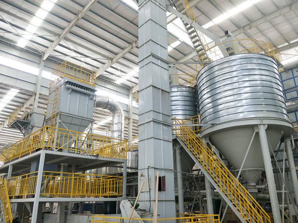 High Strength Gypsum Powder Plant Wtih Negative Pressure Operation Drying