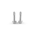 Hex Flange Head Self Drilling Wall Screws Made of Bi Metal Stainless Steel for T