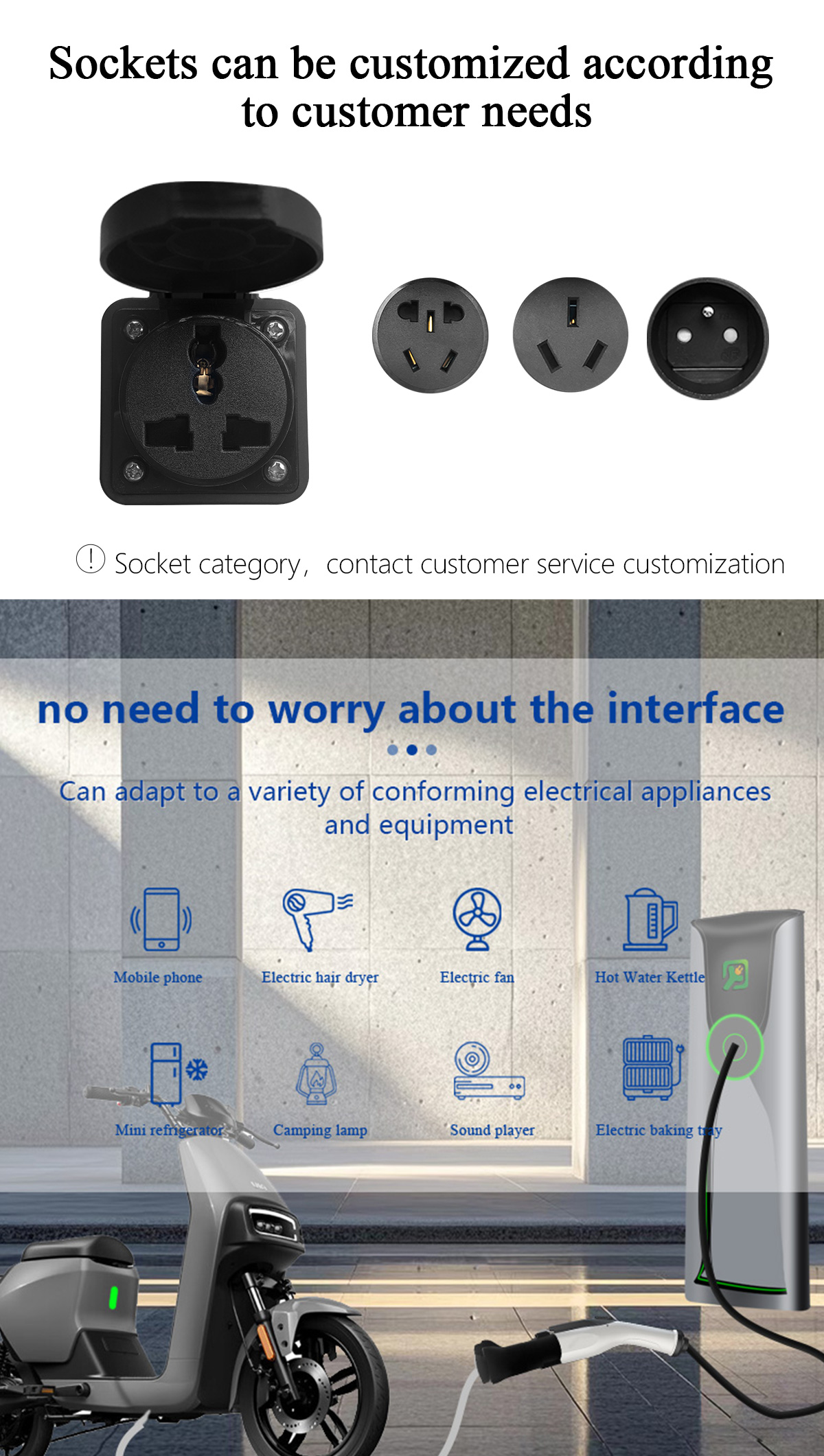 16A 3.5kw 220V Type1 Travel Plug Adapter Ev Adapter Male Plug The Perfect Addition to Your EV Charging Setup