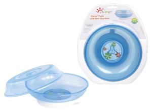 China Non Toxic ISO Blue PP Baby Feeding Bowls And Spoons factory