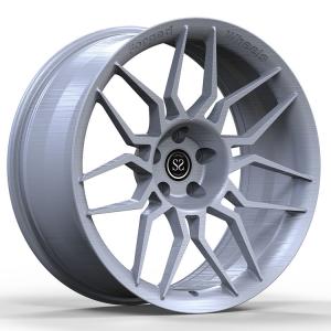 China Matt Silver Audi Forged Wheels 6061-T6 Aluminum Alloy Rims 20inch For Audi Rs6 factory