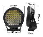 4x4 10" 225W Led Driving Lights , 6000K 4WD Recover Led Off Road Lights