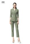 Fashion Custom Cotton Double Breasted Suit Clothing Pants for Women Ladies
