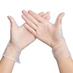 Dust Free Disposable Medical PVC Gloves , Latex Free Powder Free Vinyl Gloves
