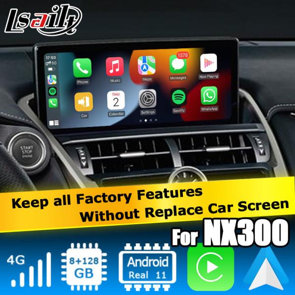 Qualcomm base Android 11 8+128GB Lexus NX300 NX300h NX200t android carplay video