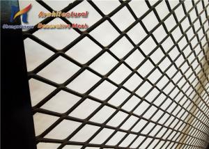 China 1.0mm Mild Steel Expanded Mesh Car 4s Shop Dividers Lacquered Black Frame factory