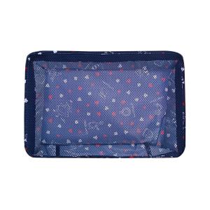 China 27cm*40cm*10cm Girly Multi Colored Cosmetic Makeup Bags 210D Travelling Make Up Bag factory