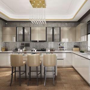 China Factory Manufacturer Modern Kitchen Cabinet With Accessories And Appliances factory