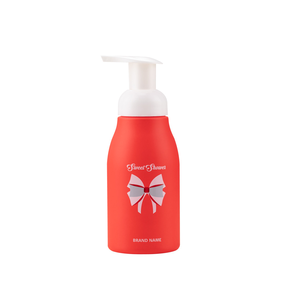 Screen Printing 250ml Plastic Foam Bottle For Facial Cleanser