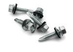 5.5x55mm Galvanized Outdoor Screws Roofing Full Thread With EPDM Washer