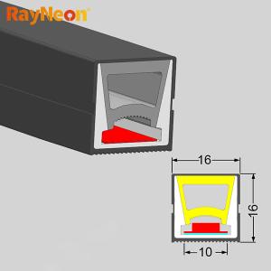 Full Black Neon Flex LED Strip 16*16 LED Neon Flex Warm White IP67 Waterproof