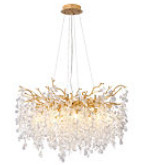 Modern Commercial Chandeliers Lighting Indoor Crystal Glass Pendant Lamp