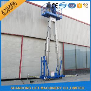 China 14m High Rise Window Cleaning Lift System , Aerial Wok Hydraulic Work Platform Lift factory