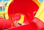 Commercial Trumpet Fiberglass Water Slides For Adults / Water Park Playground