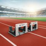 IAAF Certified Shock Absorbing Running Track With Drainage And UV Resistance