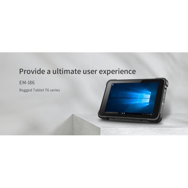 Rugged Tablet with 1D/2D Data Collection ODM/OEM Win Mil-Std-810H IP67 Waterproof 4G LTE