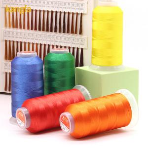 China 5000 Yard Polyester Embroidery Thread for Machine Embroidery 120D Polyester/Viscose factory