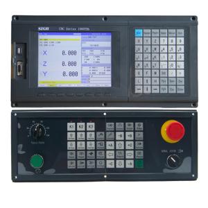 Three Axis CNC Lathe Controller Panel Surpport ATC / PLC Function , 5MHz Output