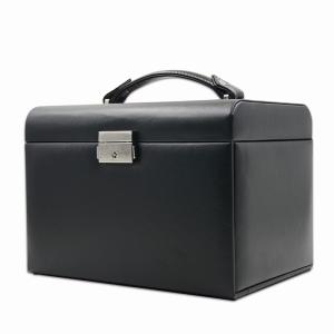 China Big Size Luxury Necklace Box , Dust Resistant Portable Jewelry Display Cases factory