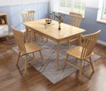 Modern Solid Wood Dining Chair for Restaurant Windsor Design and Durability