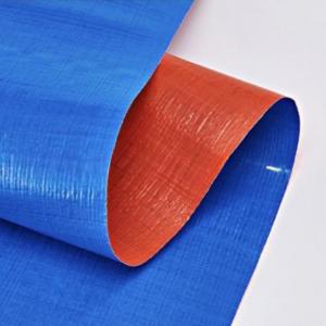 China LDPE Coated Blue PE Tarpaulin for Truck Cargo Covering Waterproof PVC Tarpaulin Made factory