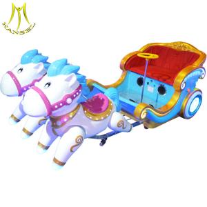 China Hansel outdoor playground amusement park electric horse toy rides factory
