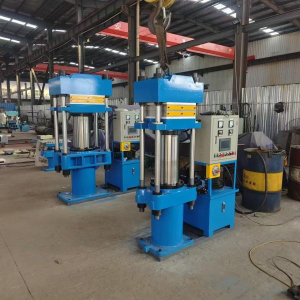 CE Certified European Standard Rubber Plate Vulcanizing Press Platform Size 400×400mm Automatic Control By PLC