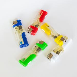 Refillable Electronic Candle Lighter With Colorful Gas And White LED Lamp
