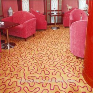 China Handmade brown wool wall to wall carpet for commercial factory