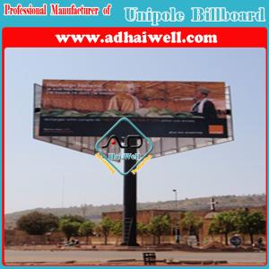 China Three Sided Hot-DIP Galvanized Structure Advertising Billboard factory