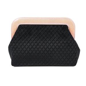 China Luxury Velvet Flocking Makeup Toiletry Bag For Ladies factory