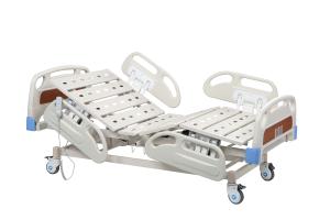 China Medical Folding Hospital Beds / 5 Function Automatic Patient Bed factory