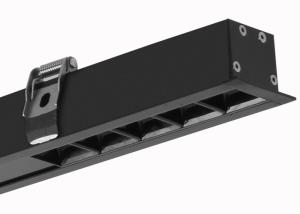 China 240V Linear LED Ceiling Lights / 25W Linear Suspended LED Light Fixture factory