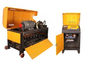 China SS Scrap Rebar Straightening Machine Automatic Iron Bar Straightener Cutter factory