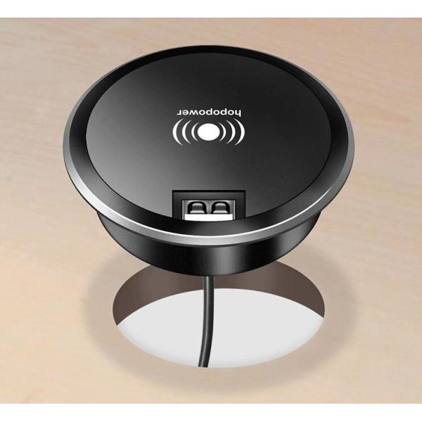 10w Fast Charging Black USB Smart Home Wireless Power Charging Socket British