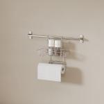 Kitchen Paper Holder Wall-mounted Type Kitchen Storage Basket Set Perfect
