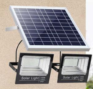 China 100W Solar Flood Light For Garden Lighting IP65 Protection factory