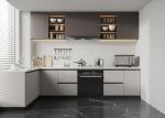 White Pvc Cabinet Apartment Kitchen Cabinets Solid Wood