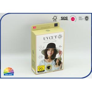 Rectangle 350gsm Coated Paper Folding Box CMYK Print For Retail